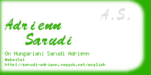 adrienn sarudi business card